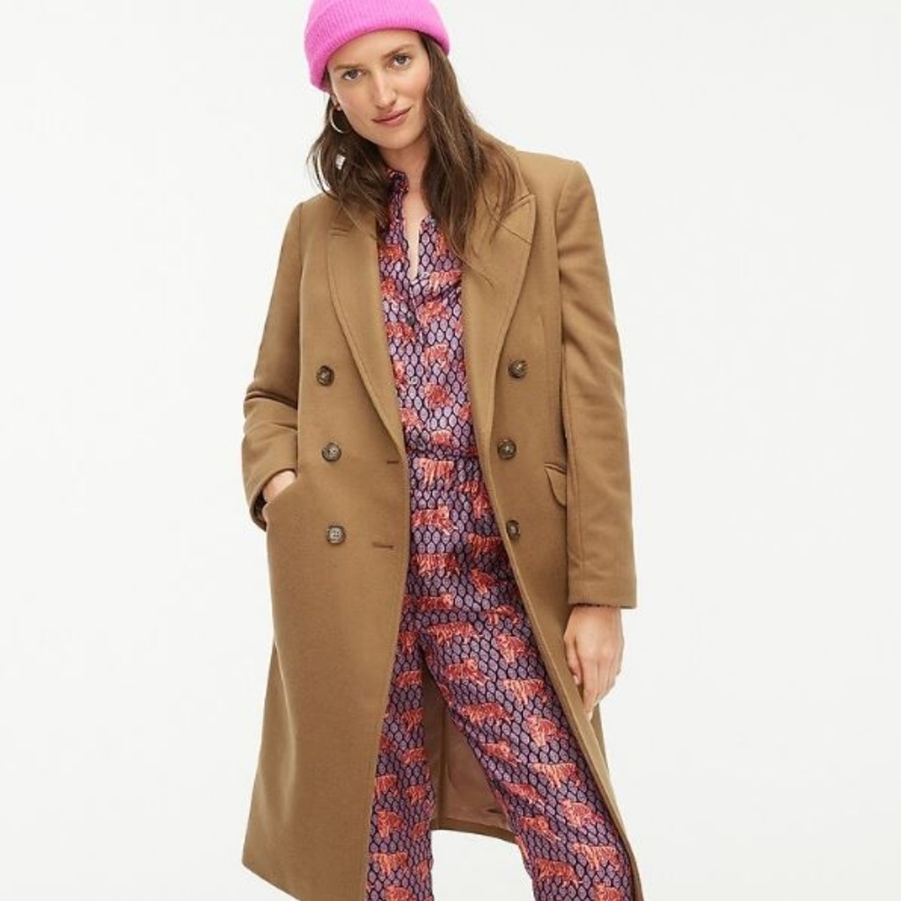 J.Crew Camel Wool Coat